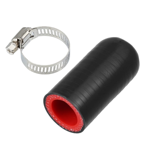 1 Set 20mm 0.79" ID Car Silicone Coolant Cap Intake Vacuum Hose End Plug Car Coolant Heater Black