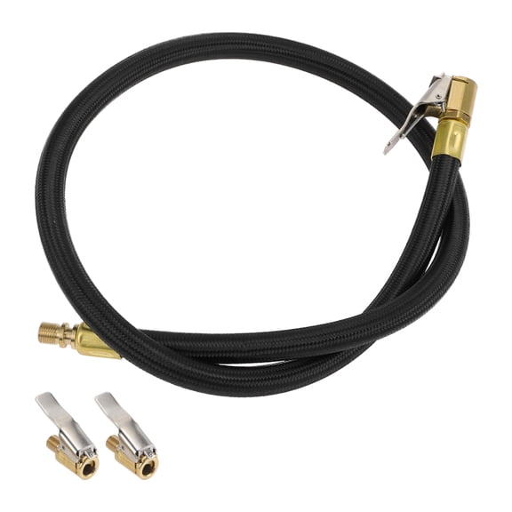 1 Set 27.56inch Tire Inflator Extension Tube Undeflatable 0.305inx32TPI for Car Motorcycle Bicycle