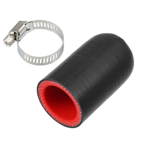 1 Set 28mm 1.10" ID Car Silicone Coolant Cap Intake Vacuum Hose End Plug Car Coolant Heater Black
