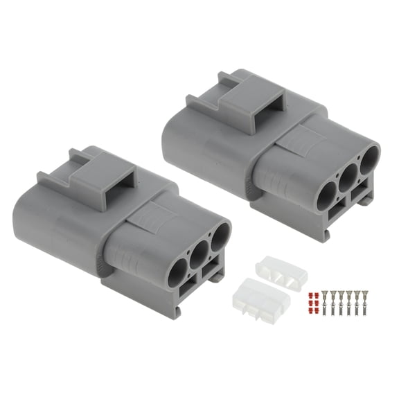 1 Set 3 Pin Electric Fan Control Connector​ Connector Plug for Toyota Male Female Adapter Terminal Housing Plug Connector No.61880129/61890165