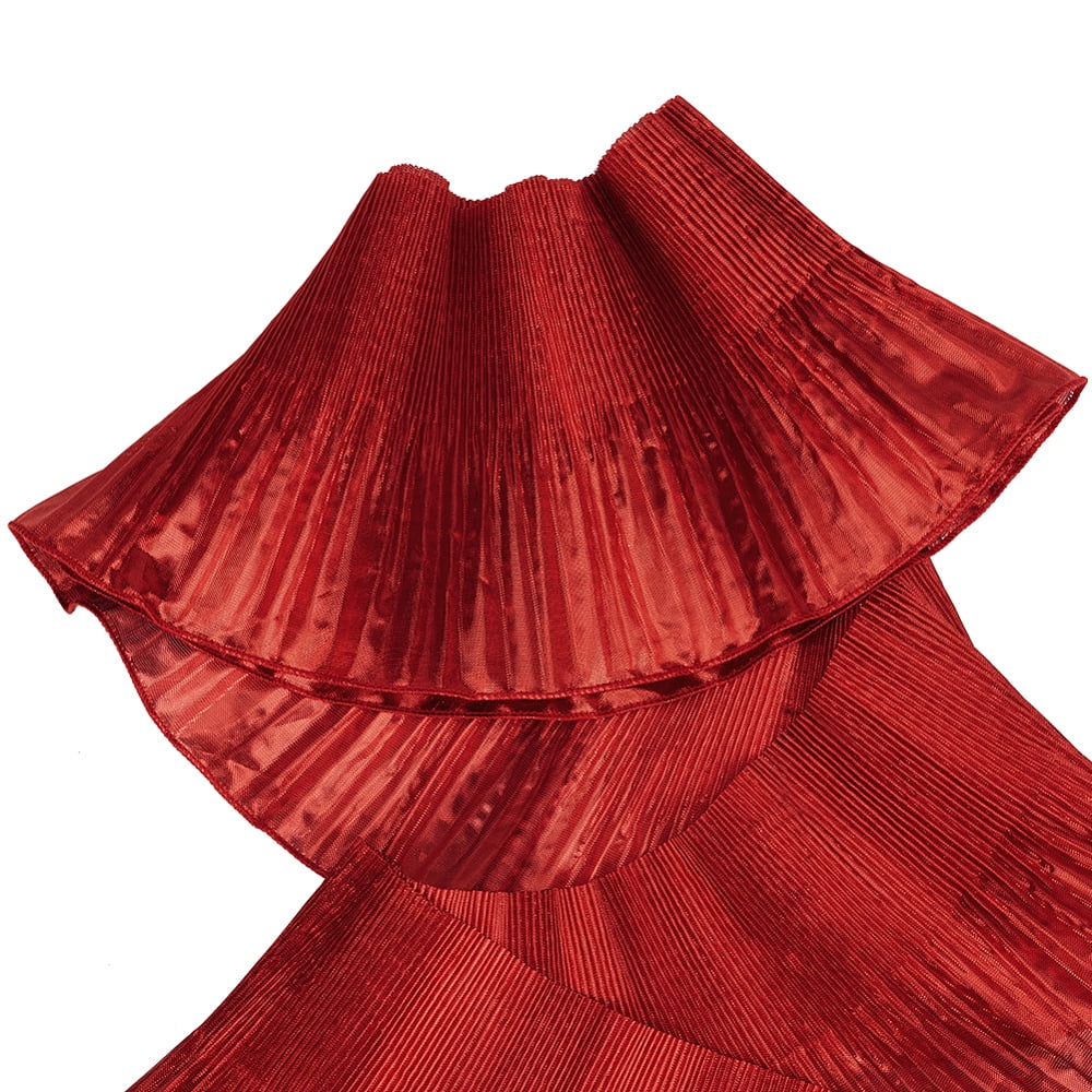 Country Ruffle Trim 1 Set 3 Yards 3D Gradient Pleated Ruffle Lace Trim 6.1inch Wide Red ...