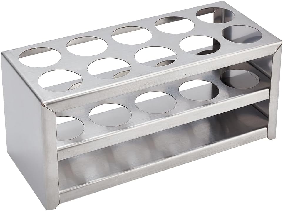 1 Set 304 Stainless Steel Multi-Use Cylinder Tube Display Racks Lab ...