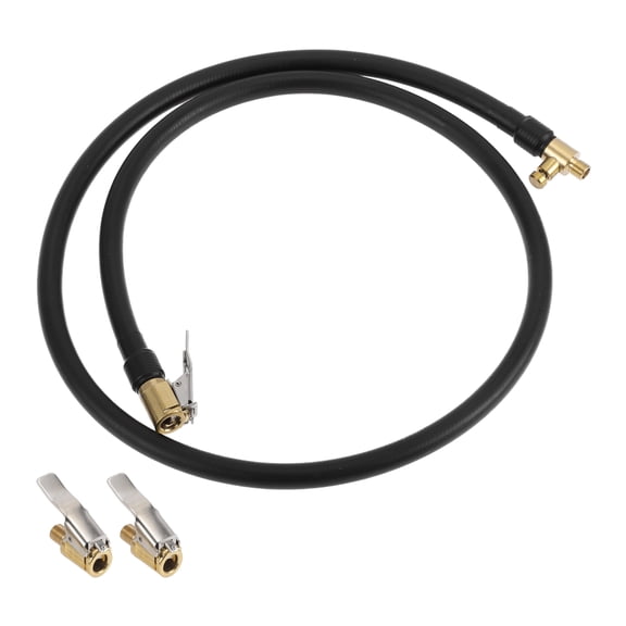 1 Set 39.37inch Tire Inflator Extension Tube Deflatable 0.305inx32TPI for Car Motorcycle Bicycle