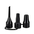 thumbnail image 1 of 1 Set 3Sizes Air Pump Nozzles Replacement, Plastic Inflatable Pump Nozzles Head, Air Pump Attachments Air Pump Inflator Adaptor Accessory for Partial Air Bed, Air Mattress etc(Black,0.8x0.8x1.8"), 1 of 4
