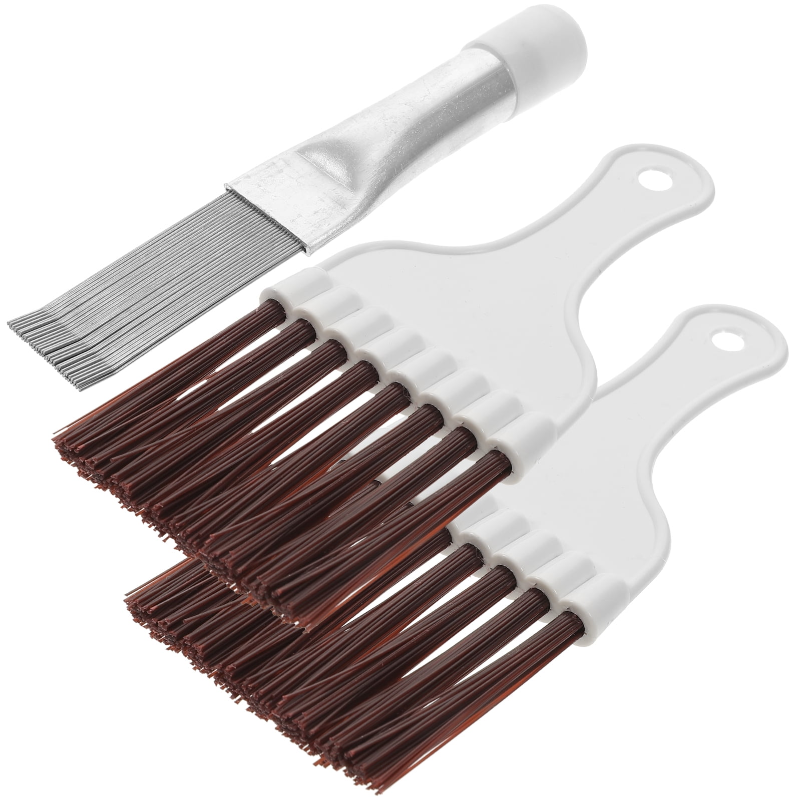 2-Piece Condenser Air Conditioner Evaporator Coil Fin Cleaning Brush