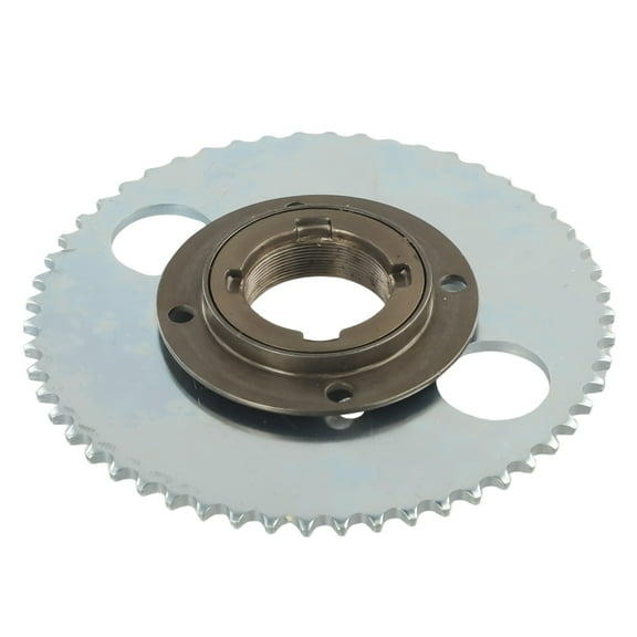 1 Set 4 Holes Sprocket 54 Teeth Scooter Chain Drive Gear + Toothless For T8F Chain Freewheel Replacement Hole Diameter