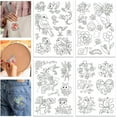 thumbnail image 1 of 1 Set 4 Sheets 11.6x8.2 Inch 297x210mmm Stick and Stitch Embroidery Patterns Non-woven Fabrics Water Soluble Embroidery Stabilizers Bird, 1 of 8
