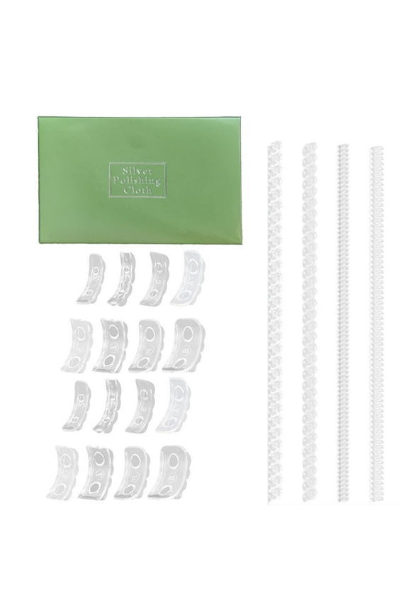 1 Set 4 Sizes Invisible Ring Size Adjuster for Loose Rings Clear Ring Resizer