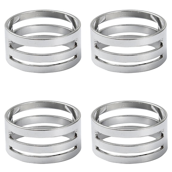 1 Set 4Pcs Brass Rings Assistant Tool for Buckling Open and Close Jump Ring Platinum 18x9mm