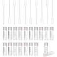 thumbnail image 1 of 1 Set 50 Pack 1ml Plastic Graduated Tube Mini Clear Essential Oils Sample Bottles with 10pcs Plastic Droppers for Essential Oils Chemistry Lab Chemicals Perfumes Cosmetic Liquid, 1 of 7