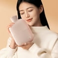 thumbnail image 1 of 1 Set 500ML/1000ML/2000ML Hot Water Bag Reusable Leak-proof Safe Hot Water Bottle Hand Feet Warmer for Home, 1 of 8