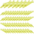 thumbnail image 1 of 1 Set 50Pcs Fish Shape Sewing Machine Needle Threaders Quick Sewing Threader Needle Guide Tool Plastic Sewing Wire Loop Light Khaki 32x7x4mm, 1 of 6