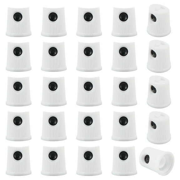 1 Set 50Pcs Plastic Replacement Aerosol Spray Can Cap Spray Paint Caps Nozzle White 14.5x13mm Inner Diameter: 8mm