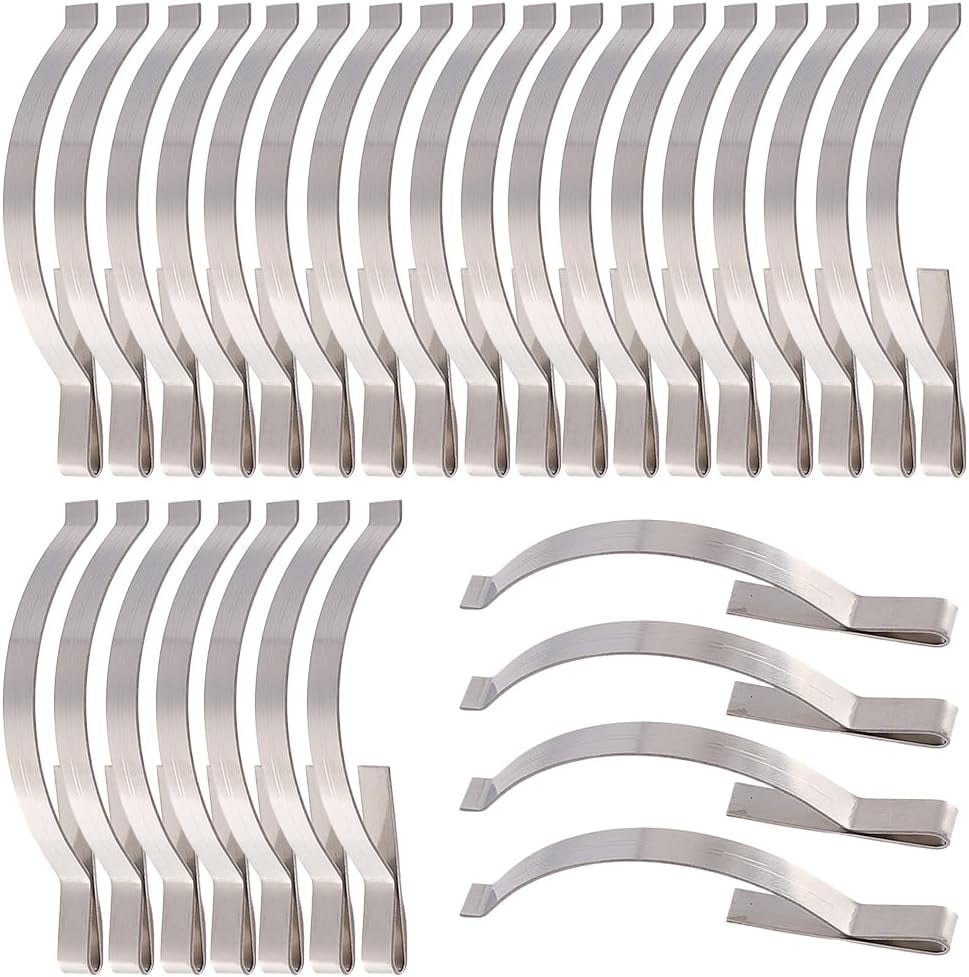 1 Set 50Pcs Window Screen Tension Spring Clips Stainless Steel Corner ...