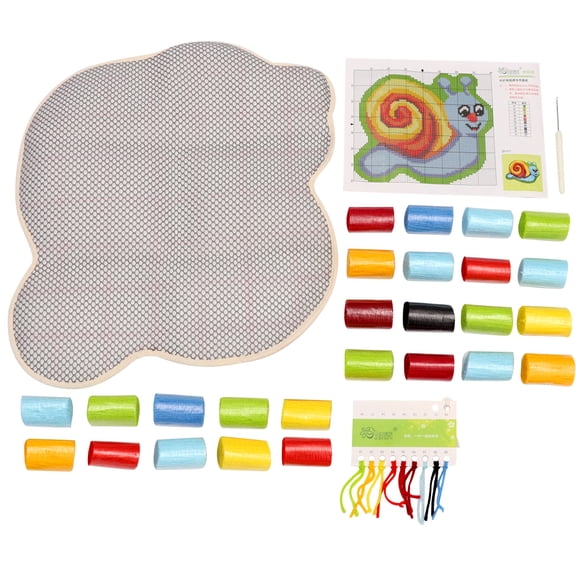 BESTOYARD 1 Set Rug Making Supplies Synthetic Fiber Embroidery Material for Friends Living Room