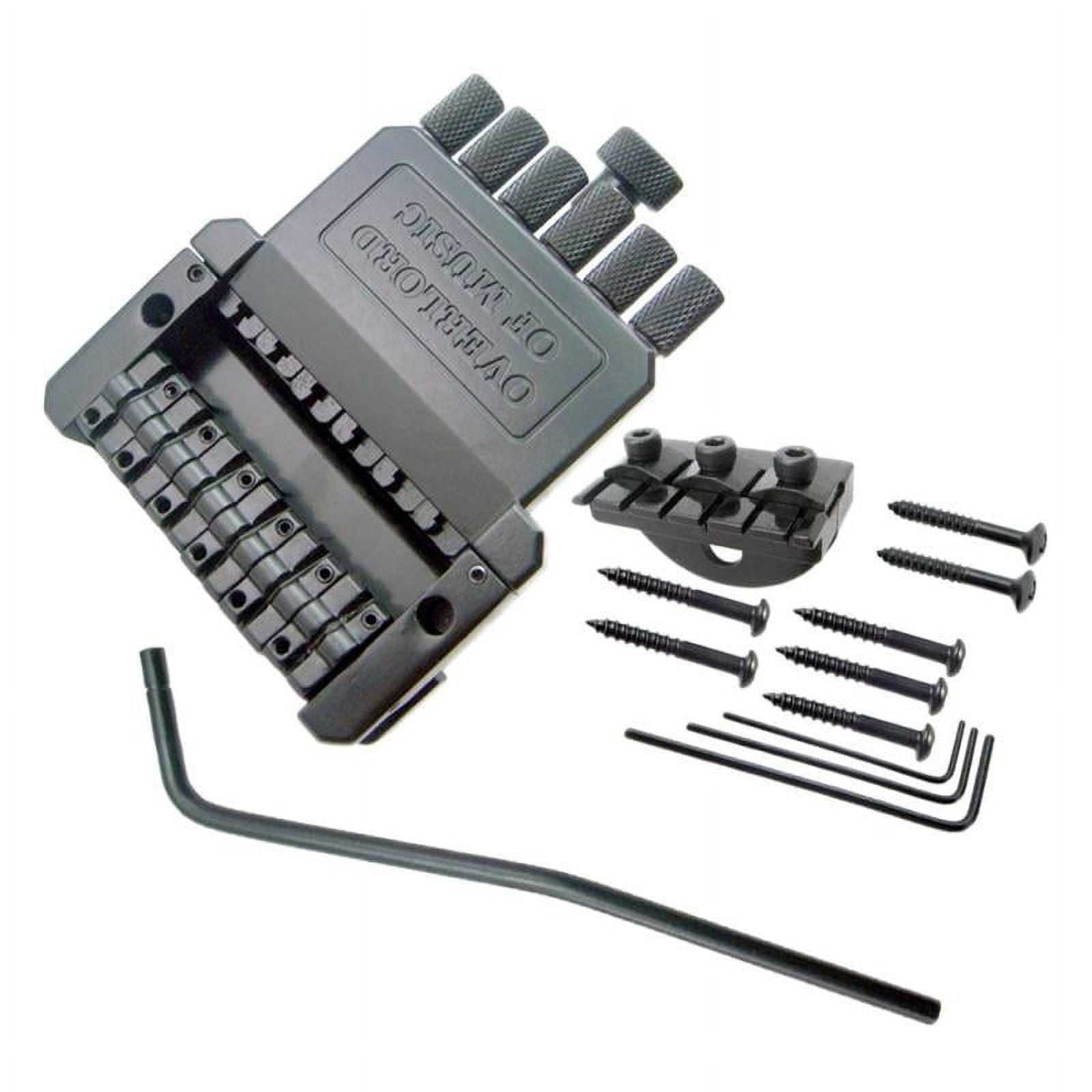 1 Set 6 String Saddle Headless Guitar Bridge Tailpiece for Electric Guitar Parts Replacement