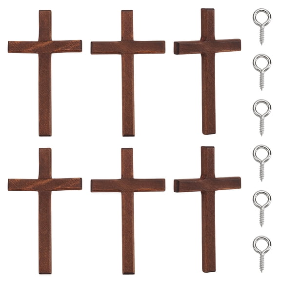 1 Set 6Pcs Wooden Wall Decoration Hand Prayer Holding Coffee 120x69.5x9.5mm