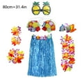 thumbnail image 1 of 1 Set 80cm Adult Party Hawaii Dress Hula Grass Skirt, 1 of 6