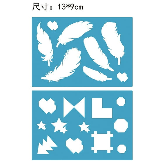 1 Set Acrylic Earring Handwork Template Card Leather Cutting Stencils ...