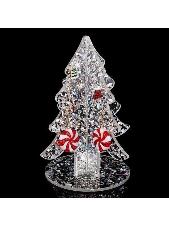 1 Set Acrylic Earring Tree Earring Holder Earring Display Stands Stud Earring Organizer Jewelry Hanging Holder for Women