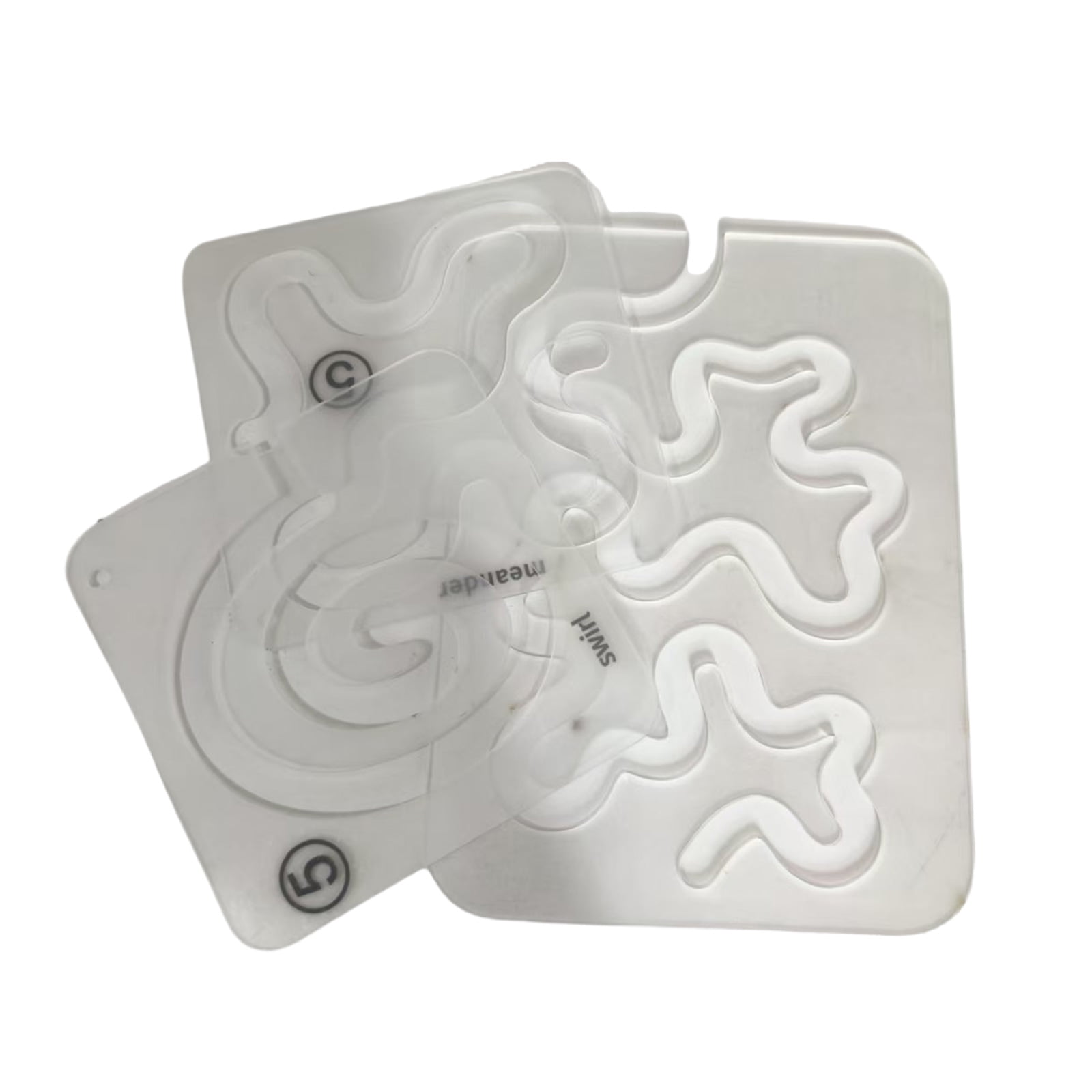 1 Set Acrylic Quilting Ruler Quilting Template Practical Sewing Ruler ...