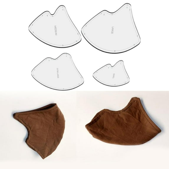 1 Set Acrylic Template, Transparent Sewing Guide, Professional Making Clear Template, Various Size - 3 Types - , Multiple Sizes Type C