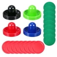 thumbnail image 1 of 1 Set Air Hockey Pushers and Pucks Air Hockey Game Table Replacement Accessories, 1 of 8