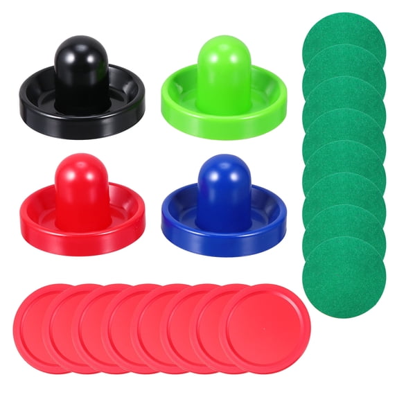 1 Set Air Hockey Pushers and Pucks Air Hockey Game Table Replacement Accessories