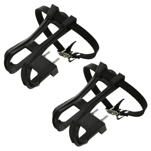 1 Set Anti- Pedals Belt Fixed Gear Cycling Pedal Toe Clip Strap Belt