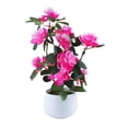 thumbnail image 1 of 1 Set Artificial Potted Plant Portable Fadeless Plastic Home Decor Simulation Flower for Wedding, 1 of 7