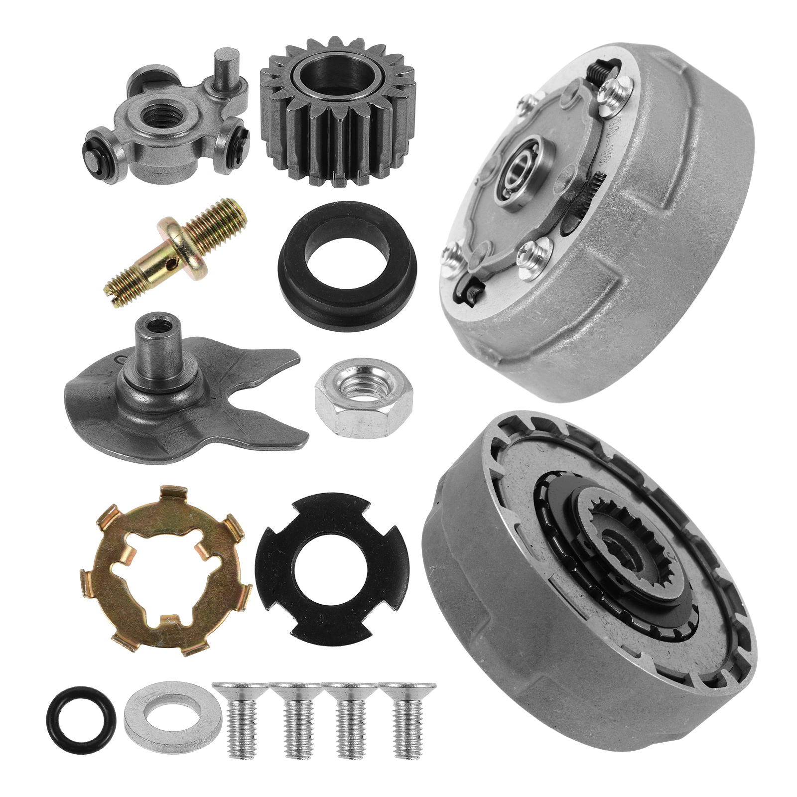 1 Set Atv Clutch Kit 18 Teeth Motorcycle Clutch Pad Dirt Bike Clutch