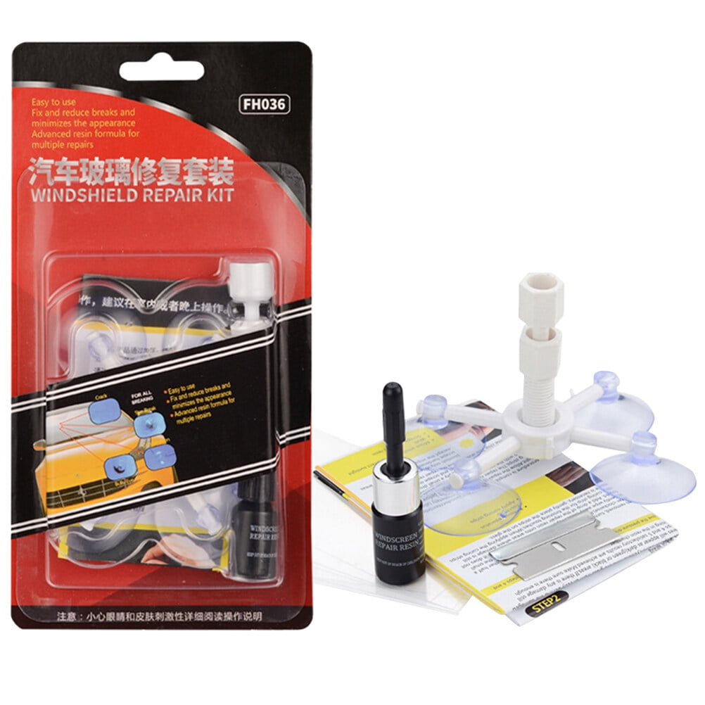 1 Set Auto Glass Repair Kit DIY Windshield Repair Kit Car Glass Repair