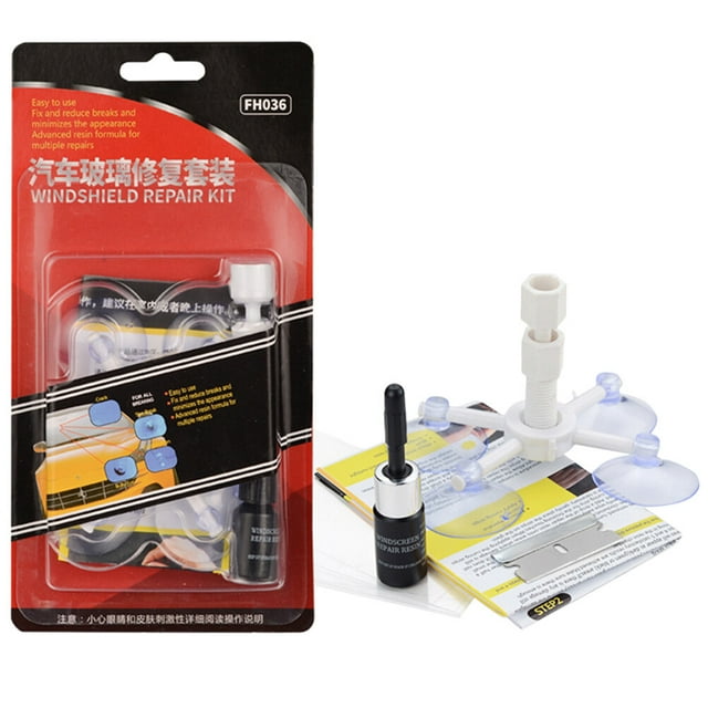 1 Set Auto Glass Repair Kit DIY Windshield Repair Kit Car Glass Repair