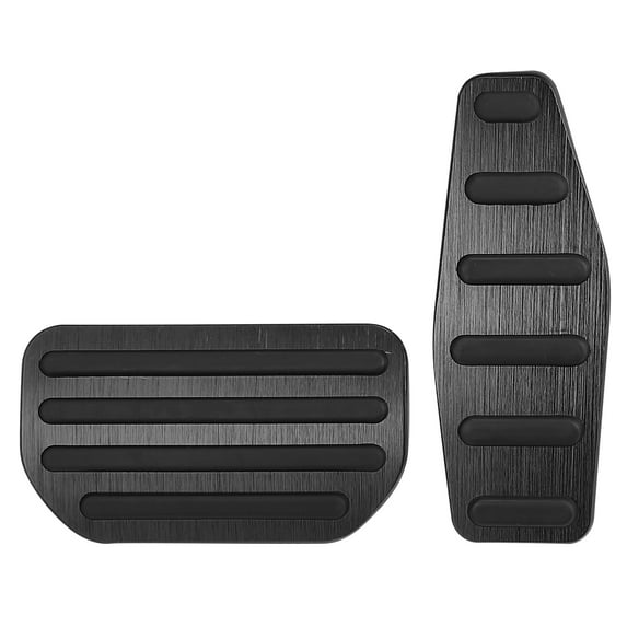 1 Set Automatic Transmission Car Brake Pedal Pad Gas Accelerator Pedal Cover for Suzuki Jimny JB64W Sierra JB74W Black