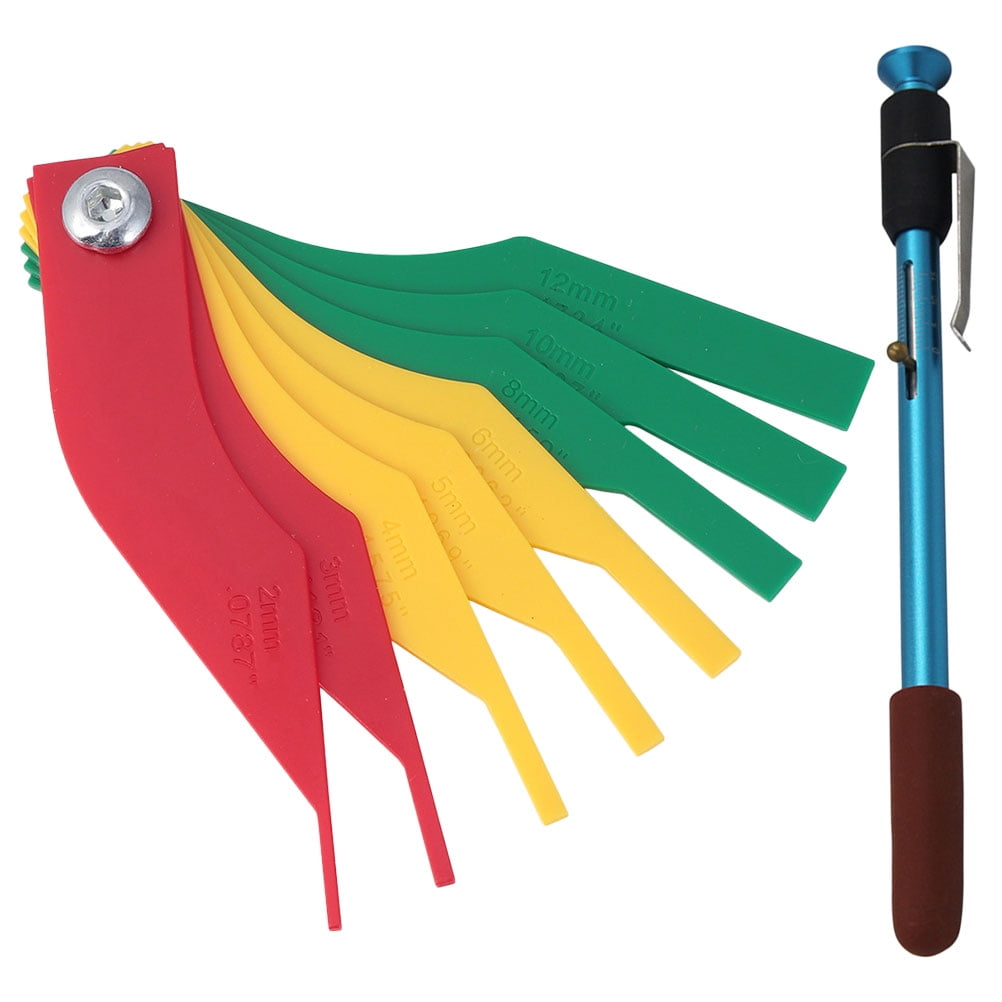 1 Set Automotive Brake Pad Measure Tool Scale Tool Brake Gauge Brake