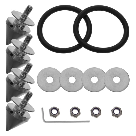 GOOHOCHY Aluminum Alloy Car Bumper Accessories Quick Release Fastener Kit for Daily Use Assorted Color