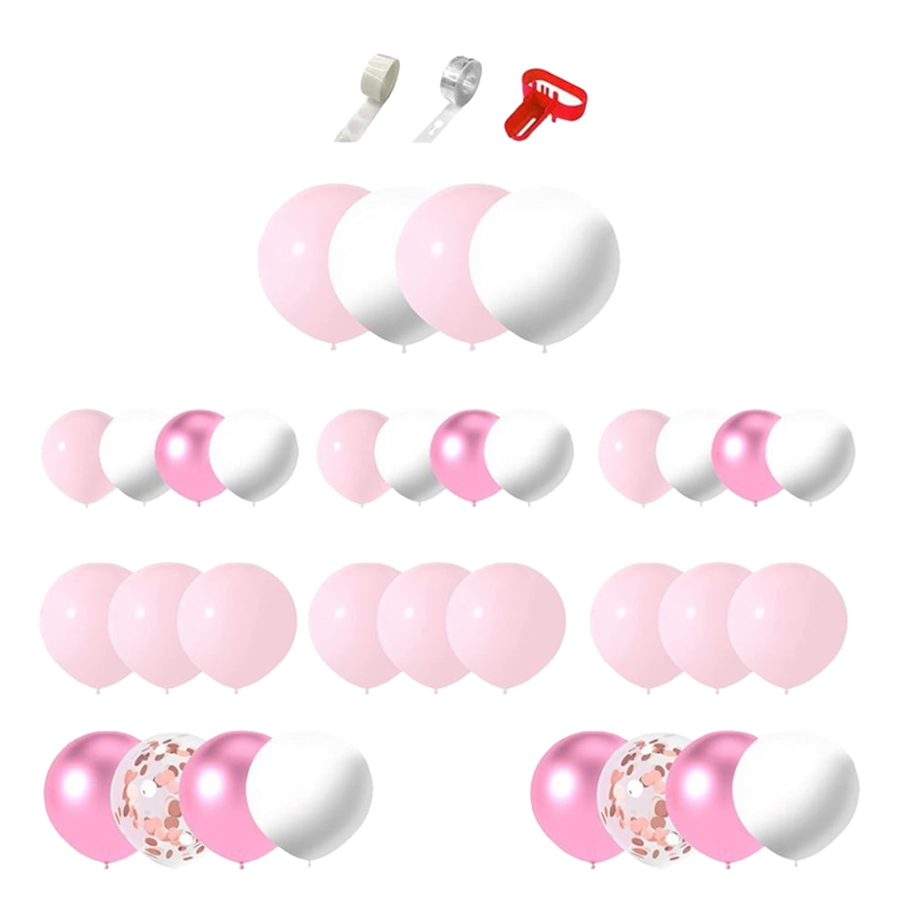 1 Set Balloon Arch Balloon Garland Latex Balloons for Gender Reveal Shower Engagement Party