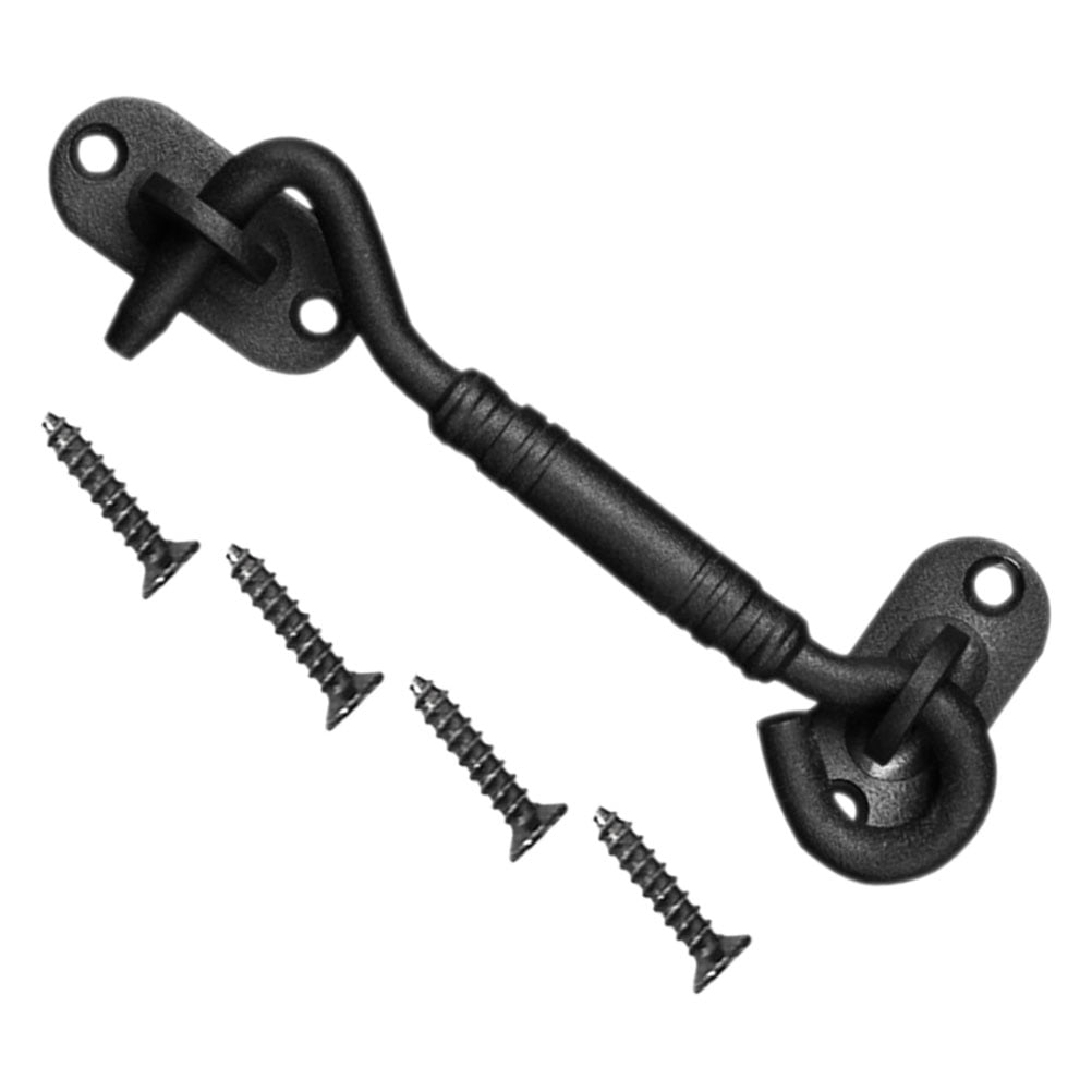 1 Set Barn Door Lock Heavy Duty Gate Latch Hook And Eye Latch Screen