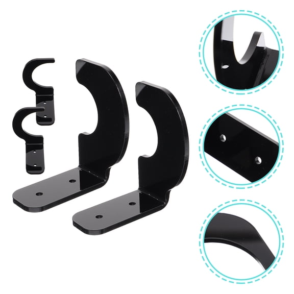 1 Set Bat Holder Wall Mount Softball Bat Rack Baseball Bat Holder Softball Bat Display Stand and Install Parts