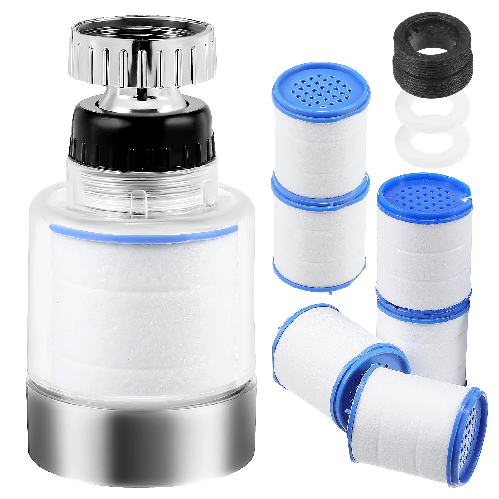 1 Set Bathroom Sink Water Filter Kitchen Tap Filtration Cotton Faucet