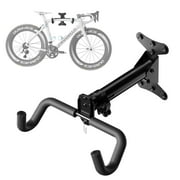 1 Set Bicycle Expandable Wall Hanger - Horizontal Bicycle Indoor Storage Rack | Bicycle Wall Mount Rack Hooks - Bike Hook for Road, Mountain or Hybrid Bikes(Stretchable, 1Set)