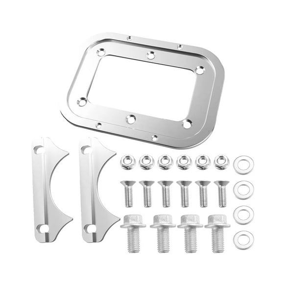 1 Set Billet Battery Pallet Trunk Battery Hold Down Tray for Racing Trunk Optima