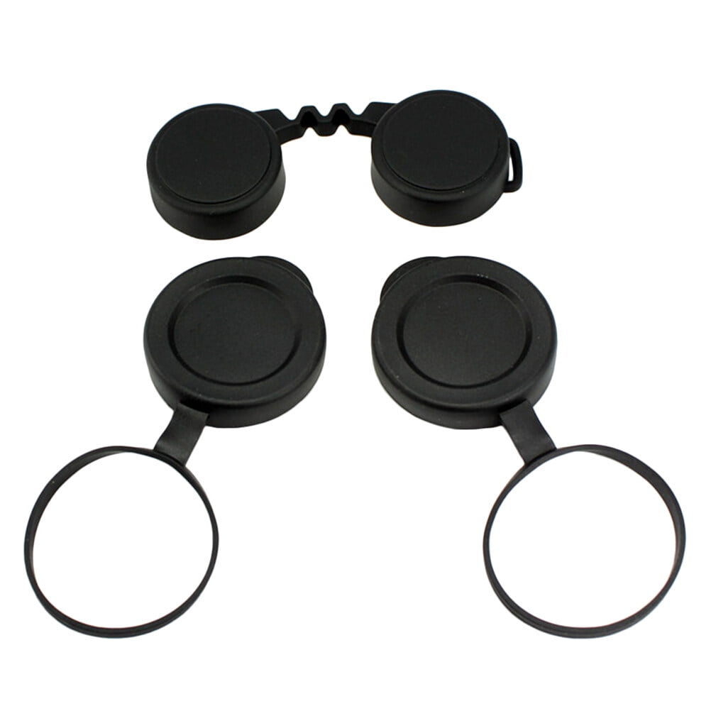 1 Set Binocular Objective Lens Caps Rubber Objective Lens Cover for