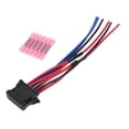 thumbnail image 1 of 1 Set  Blower Motor Resistor Cable Connector for Renault Clio No.8200729298 Wiring Harness Adapter Black, 1 of 6