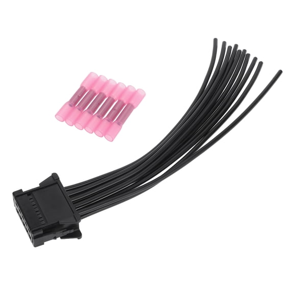1 Set Blower Motor Resistor Cable Connector for Renault Megane Waterproof No.8200729298 Black