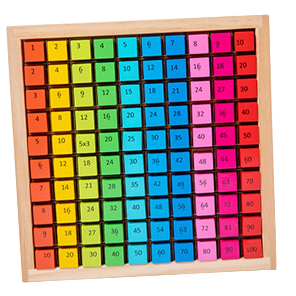 1 Set Board Games Wooden Board Games Multiplication Game Educational