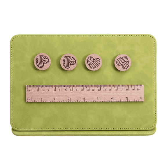 1 Set Braided Chart Clip Magnets Knitting Tool Magnetic Fold Up Pattern Holder for Home Use PU Magnet Beech