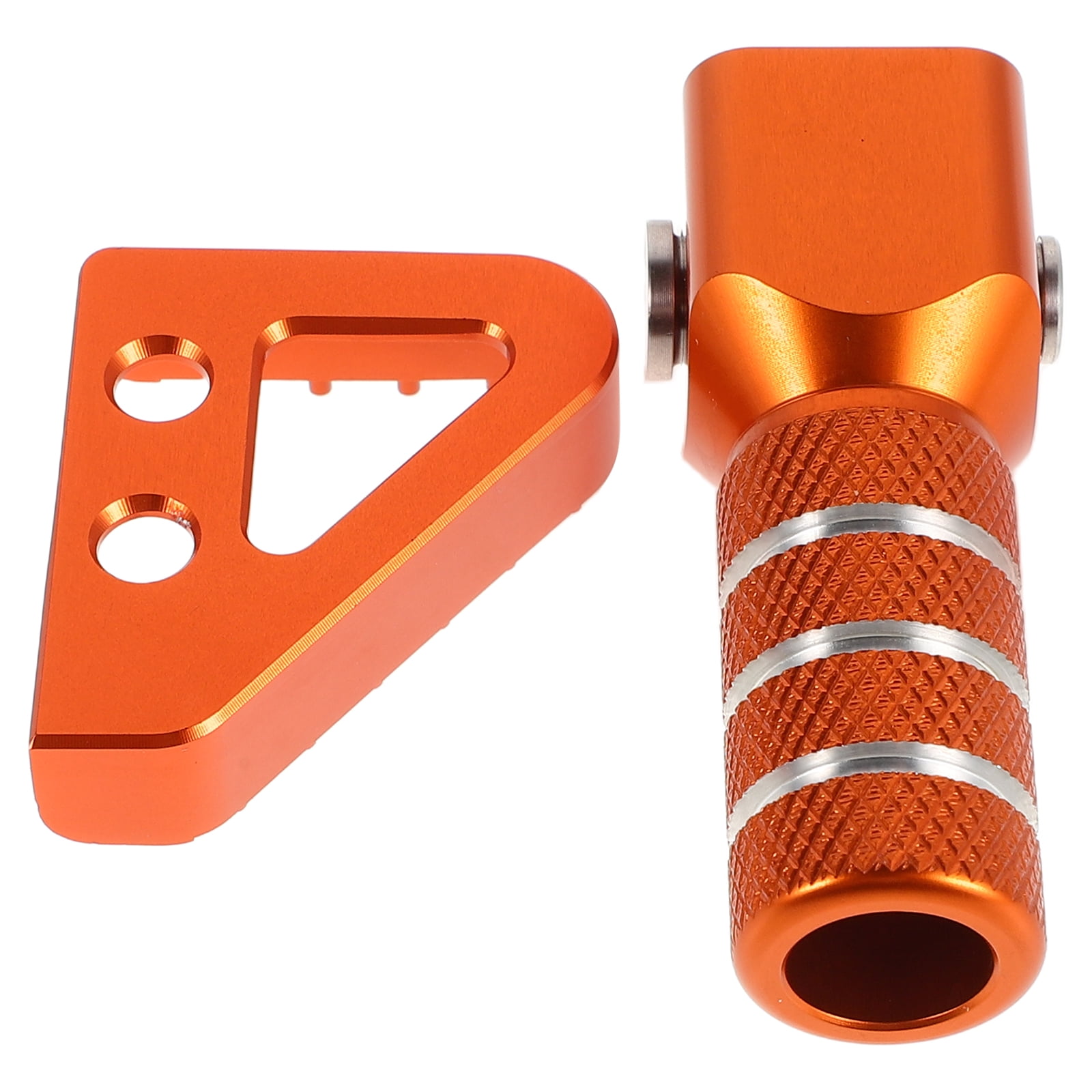 1 Set Brake Pedal Plate Aluminum Alloy Gear Shifter Lever Tip Brake Pedal Motorbike Shift Lever Peg Dirt Bike Toe Peg Brake Pedal