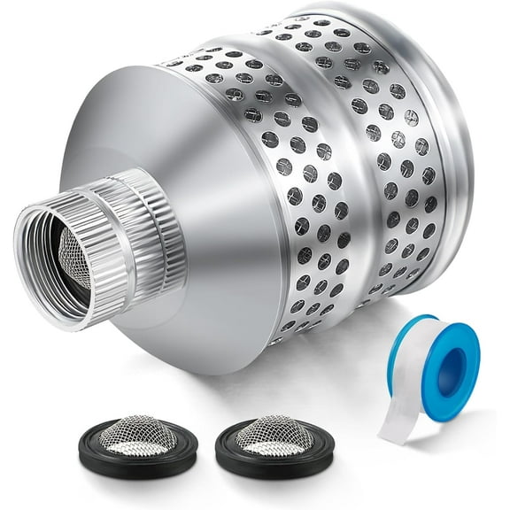 1 Set Bubbler Sprinkler Heads, 3/4 Inch Internal Thread Rustproof Aluminum Diffuser Flood Nozzle for Yard, Vegetable Garden, Soaker Sprinkler with 40 Inch Tape
