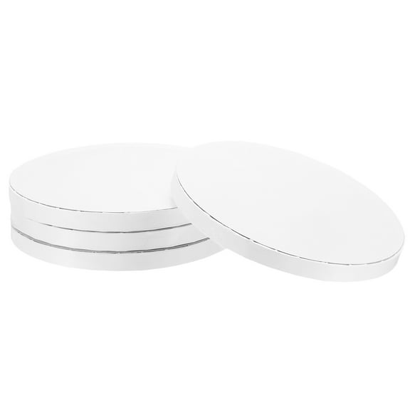 1 Set Cake Boards, 10 Inch/12 inch Round Cake Drum Circle Cake Base Grease Proof Pastry Board Black